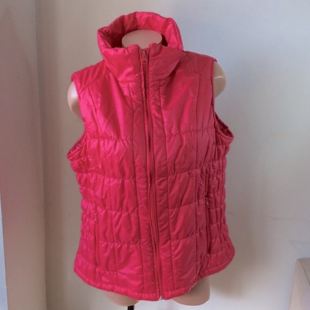 New York & Company Red Puffer Vest